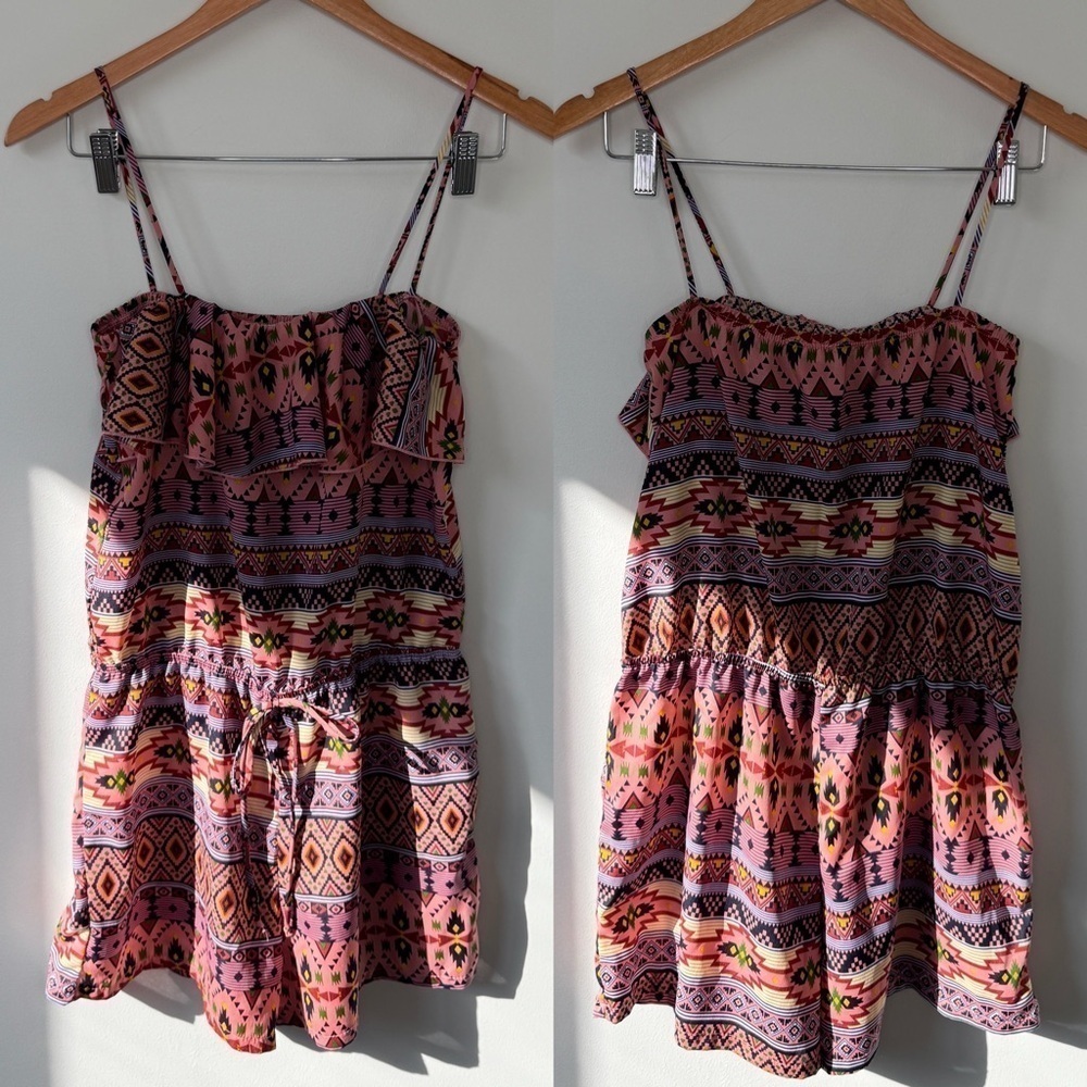 Misope Tank Multi Color Women’s Romper (L)